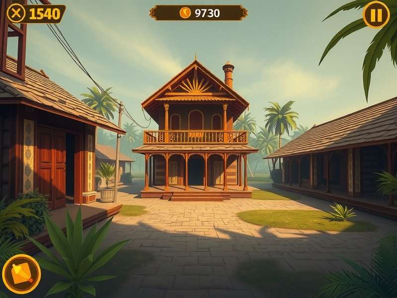 Firozpur Gold Rush Mania gameplay screenshot showing treasure hunting in Indian village